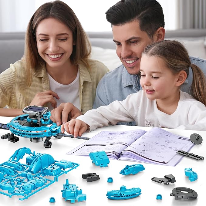 “6-in-1 Solar Robot Toys – Educational STEM Learning Kit for Kids”