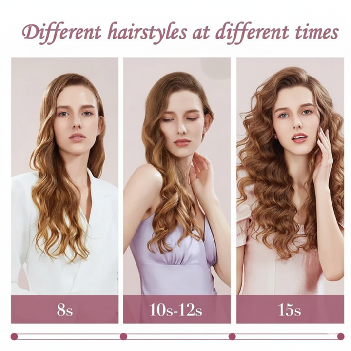 3-in-1 Electric Heating Hair Curler | Curl, Straighten & Volumize Easily