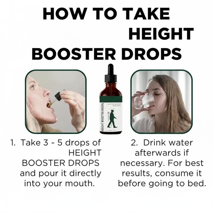 Height Growth Liquid Drops 30ml – Ayurvedic Formula for Taller Height