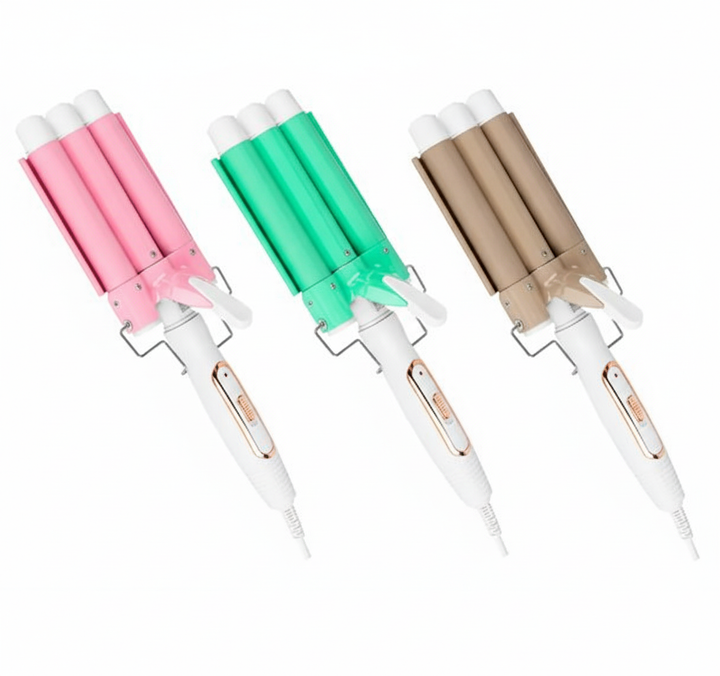 3-in-1 Electric Heating Hair Curler | Curl, Straighten & Volumize Easily