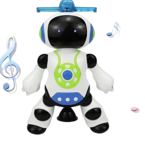 FunBlast Dancing Robot – LED Music Robot Toy for Boys & Girls