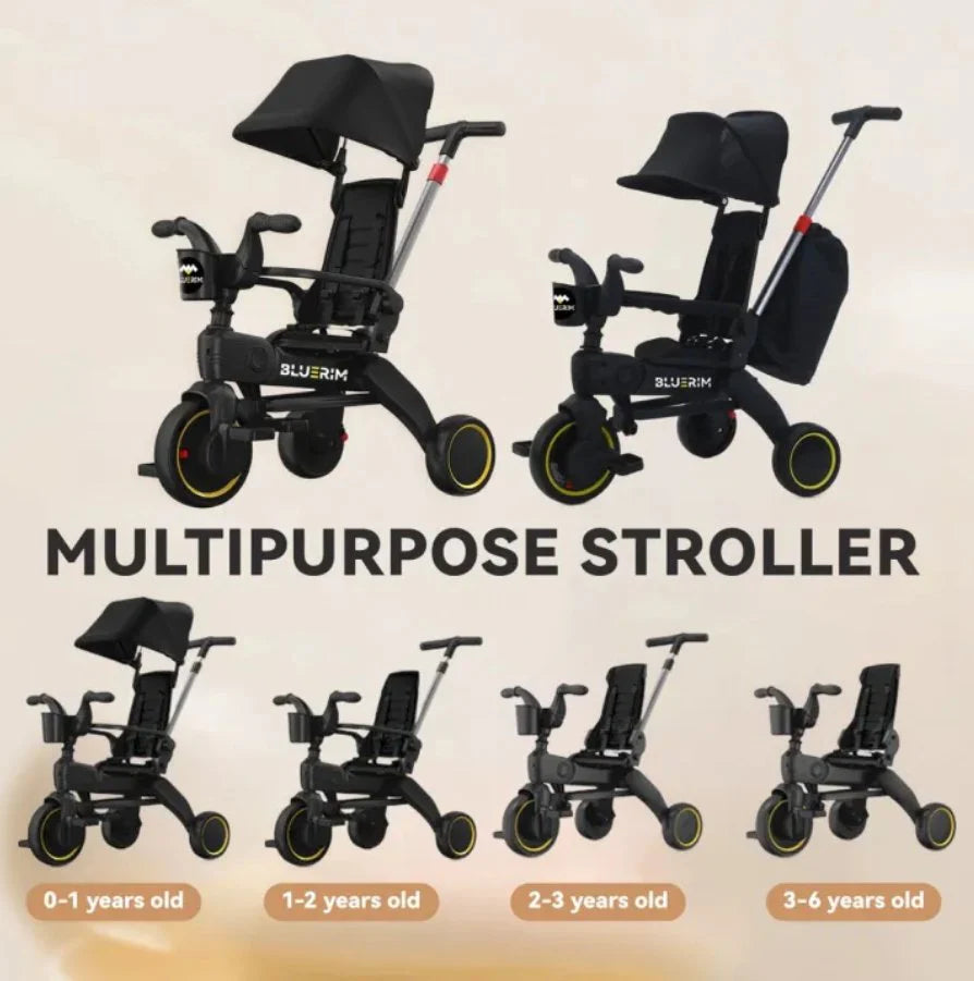 Baby Foldable Stroller – Lightweight & Portable Baby Pram for Travel