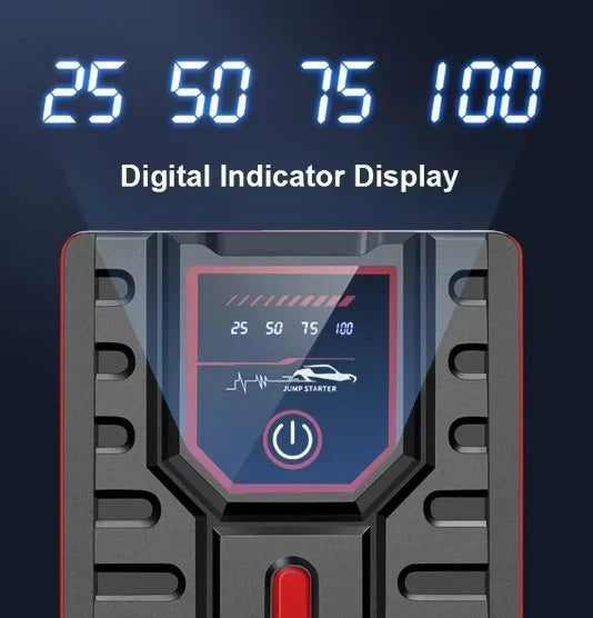 Booster Jumper Starter – Portable Car Battery Jump Starter Power Bank