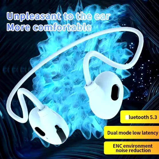 Bluetooth Open-Ear Safety Headset for Running & Gym.